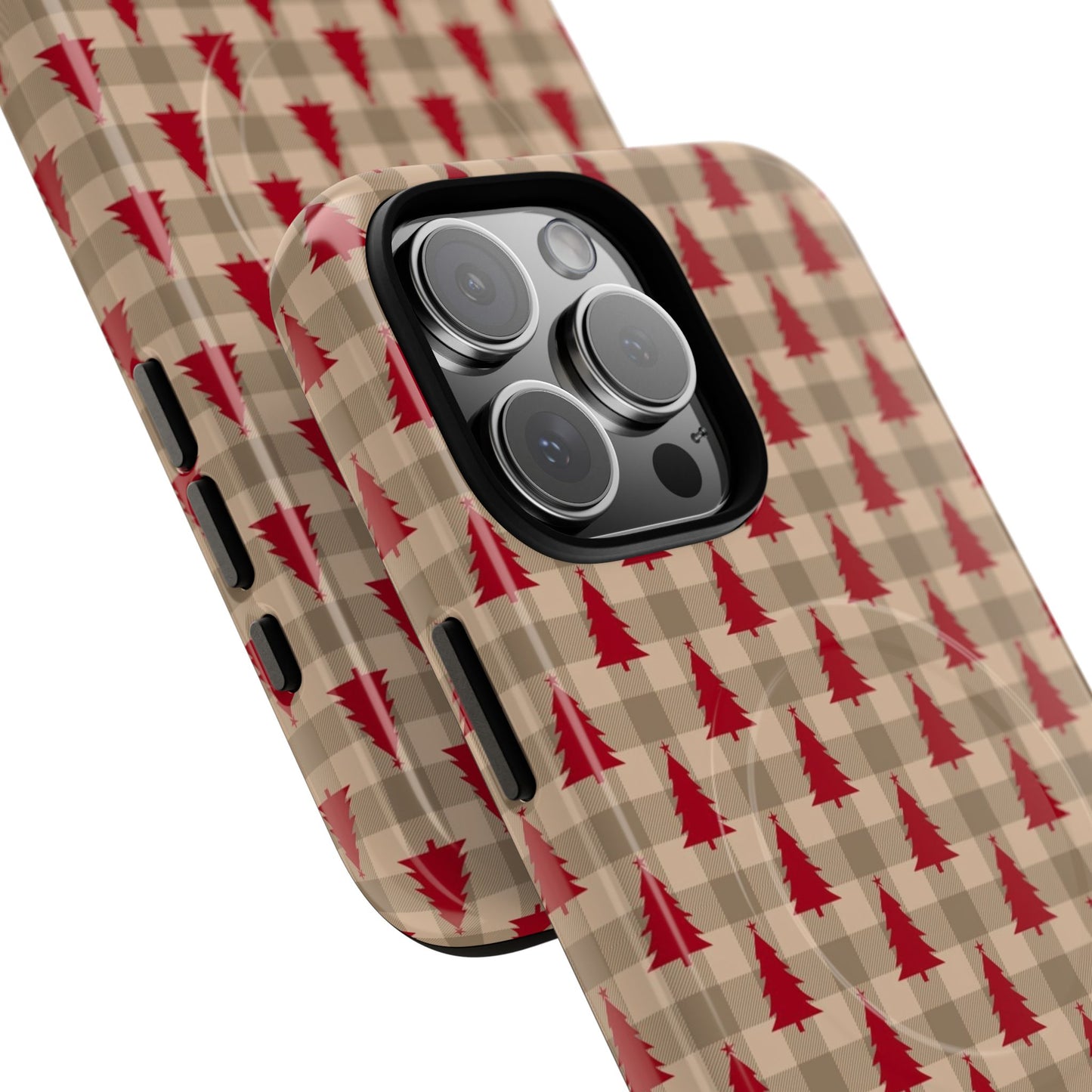 Plaid Tree Magnetic Case