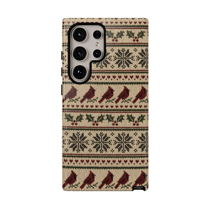 Fair Isle Cardinals Tough Case