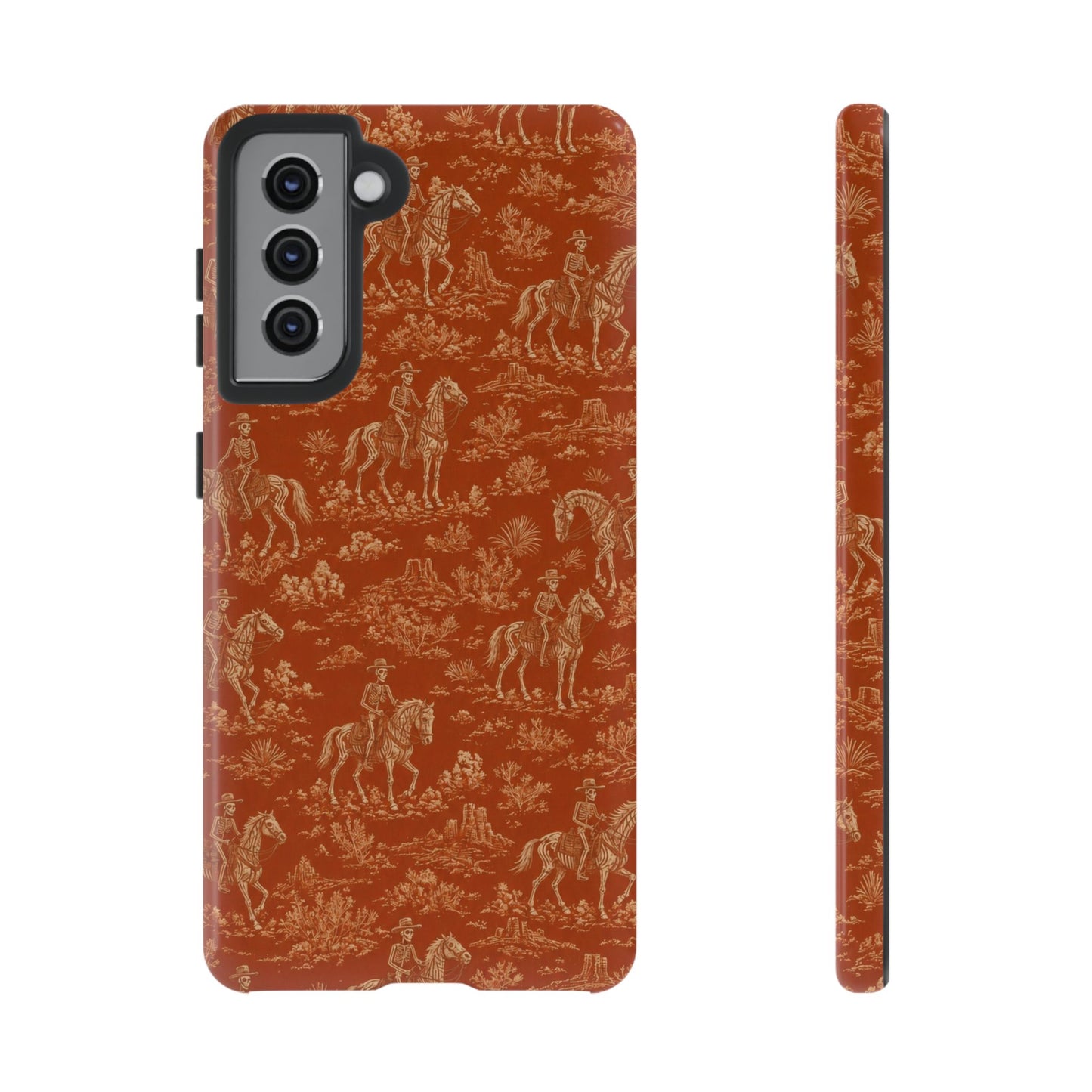 Cowboy Skeleton Toile Tough Case