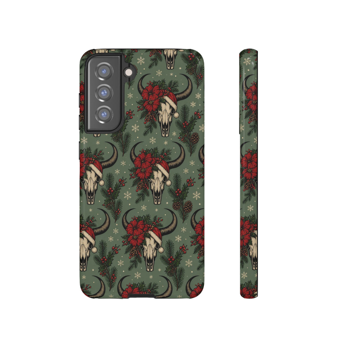 Santa Bull Skulls Tough Case