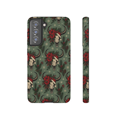 Santa Bull Skulls Tough Case