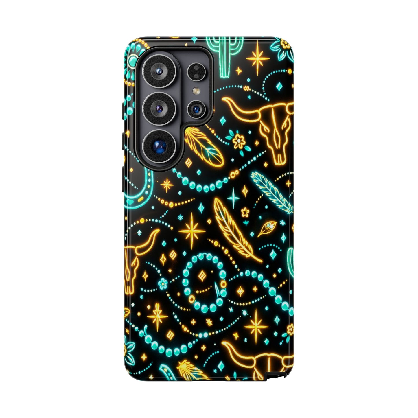 Neon Turquoise Tough Case