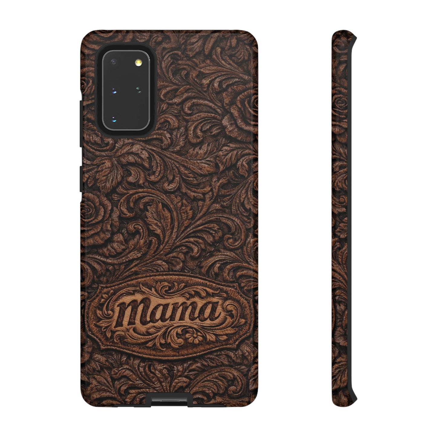 Carved Floral Mama Tough Case