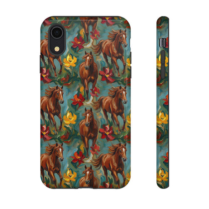 Oil Painted Horses Tough Case