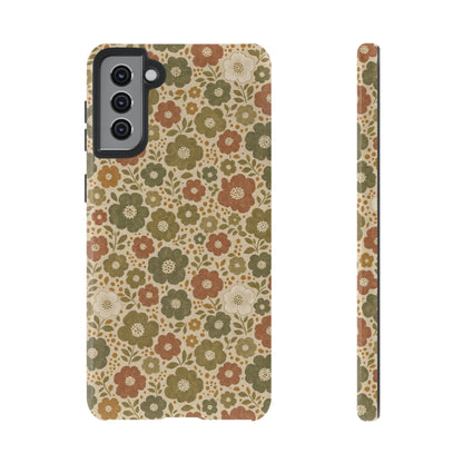 Retro Poppy Field Tough Case