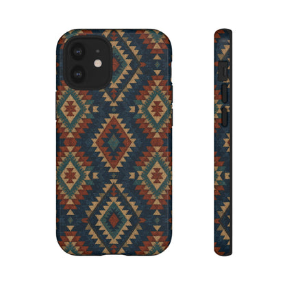Navy Aztec Tough Case