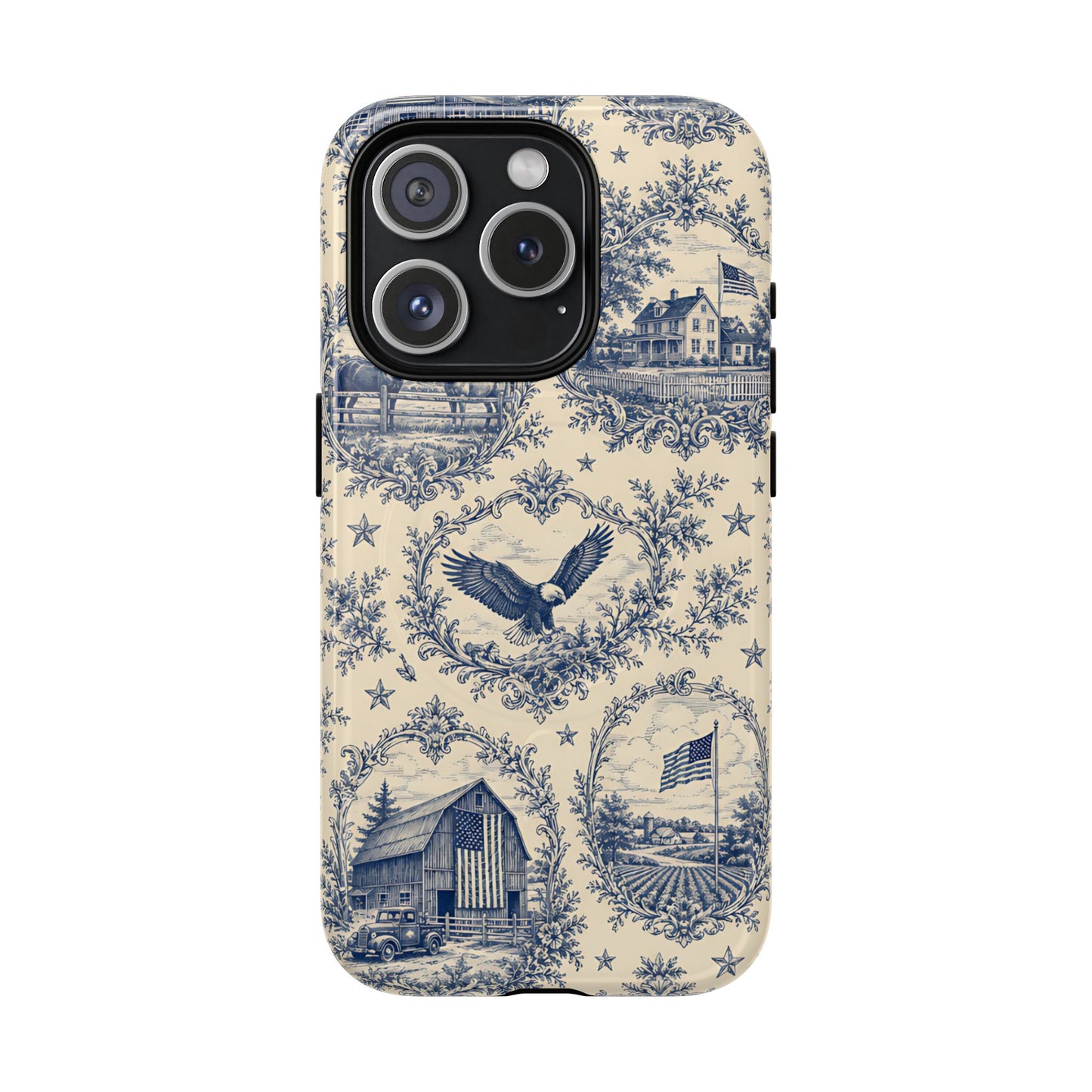 USA Toile Magnetic Case