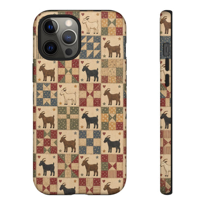 Goat Quilt Tough Case