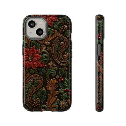 Carved Christmas Paisley Tough Case