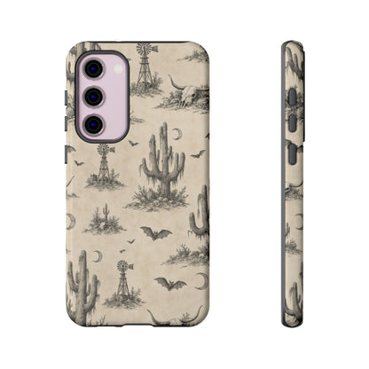 Spooky Desert Toile Tough Case