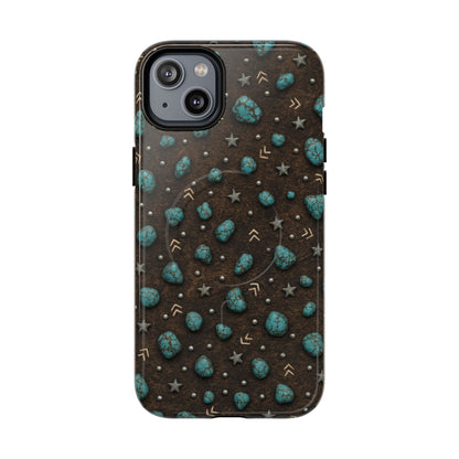 Turquoise Nuggets Magnetic Case