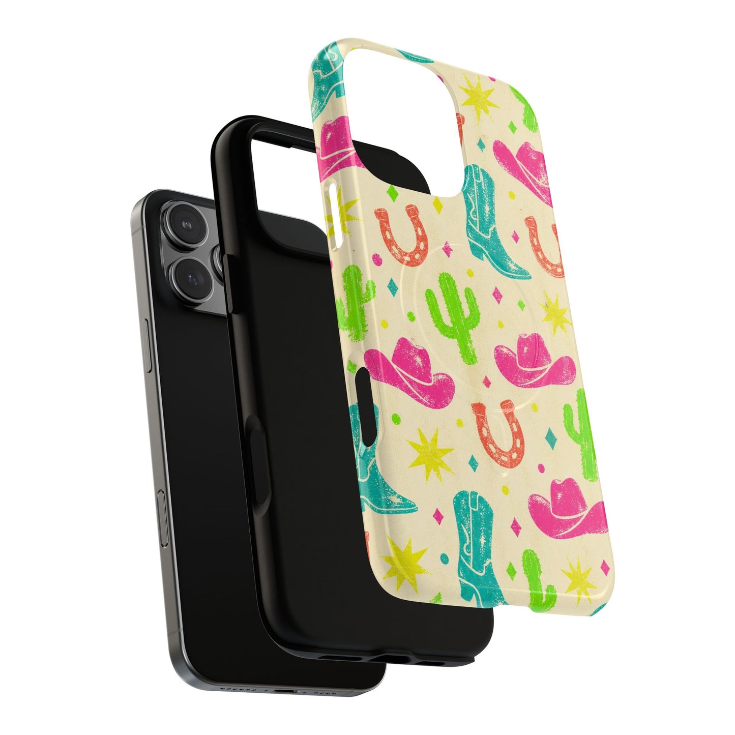 Neon Stamp Magnetic Case