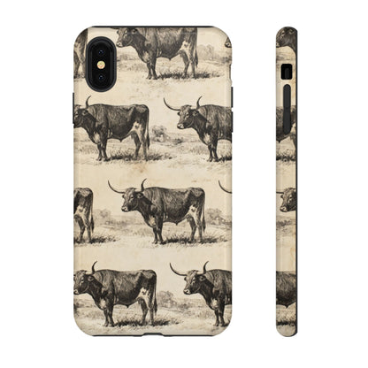 Vintage Longhorns Tough Case