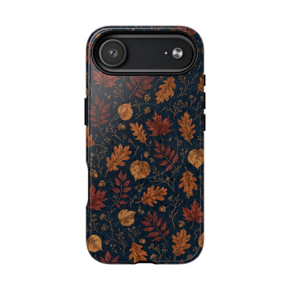 Navy Oak Leaf Magnetic Case