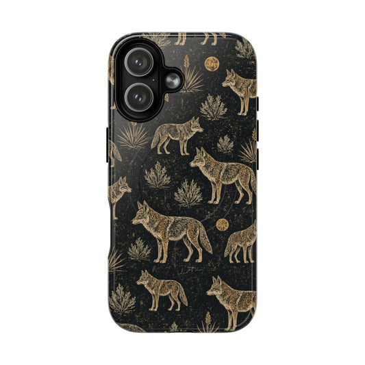 Moonlit Coyote Magnetic Case