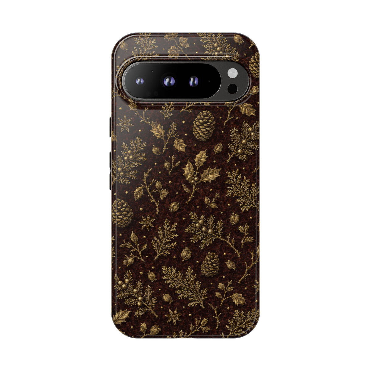 Brass Winter Botanicals Tough Case