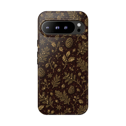 Brass Winter Botanicals Tough Case