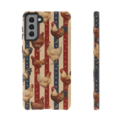 Chickens and Stripes Tough Case