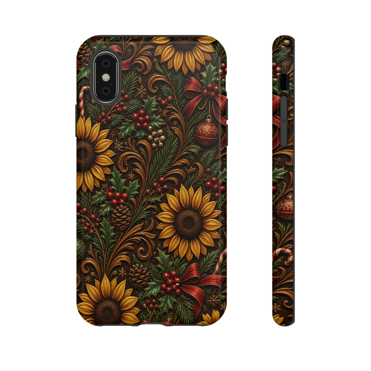 Christmas Sunflowers Tough Case