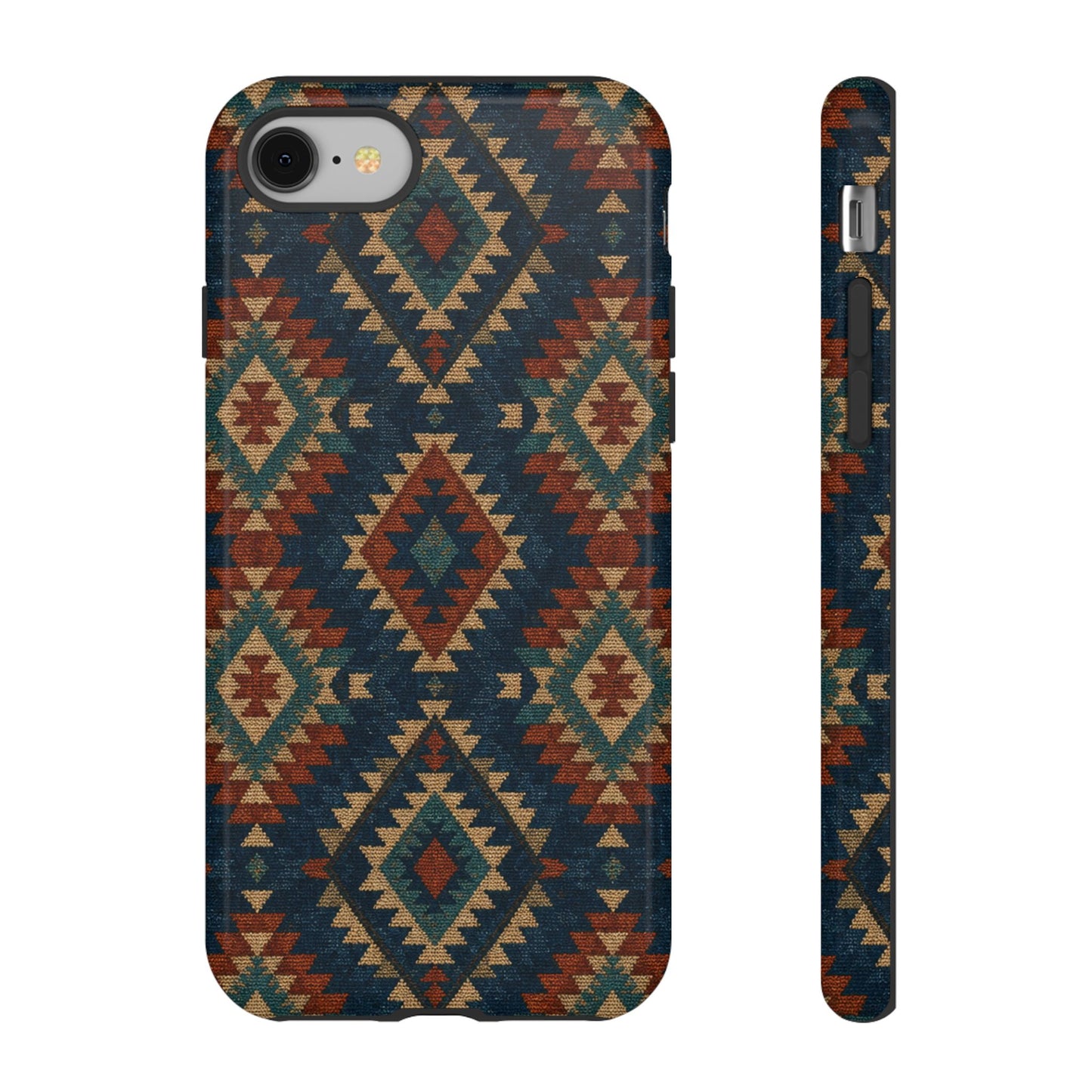 Navy Aztec Tough Case