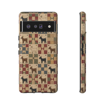 Goat Quilt Tough Case