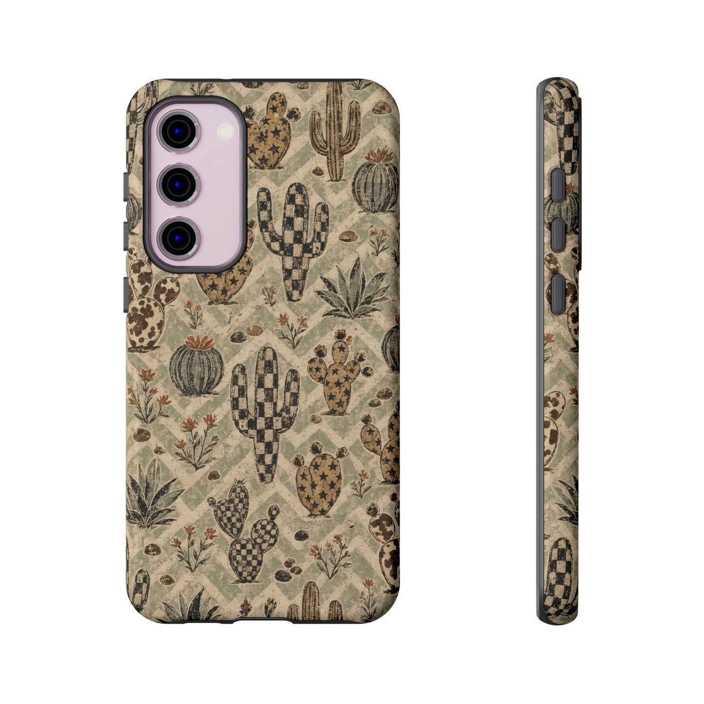 Checkered Cactus Tough Case