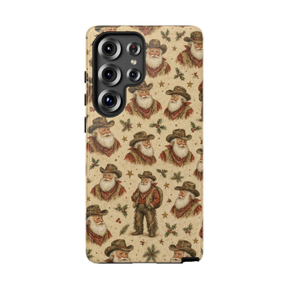 Cowboy Santa Portraits Tough Case