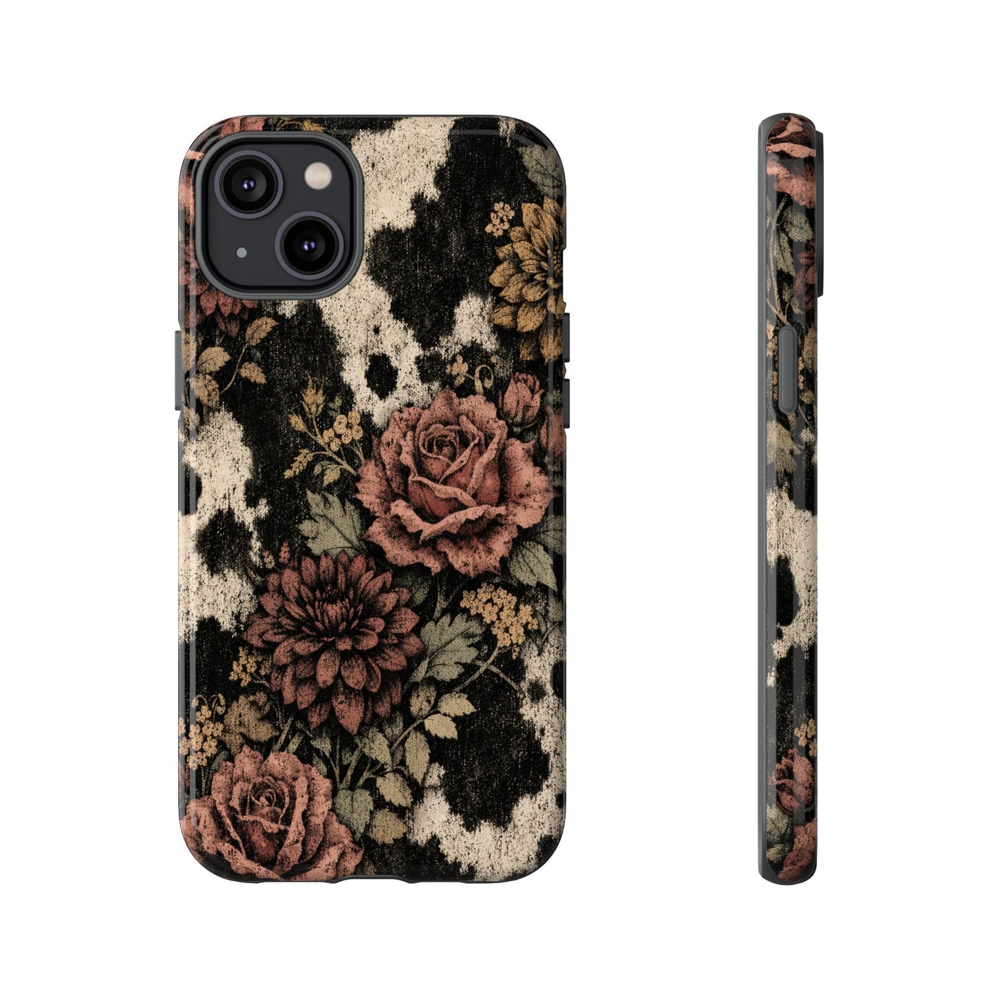 Cowhide Bloom Tough Case
