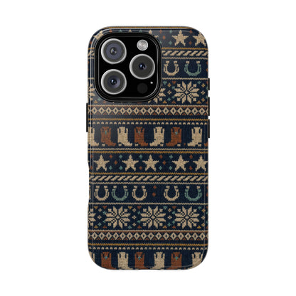 Fair Isle Boots Tough Case