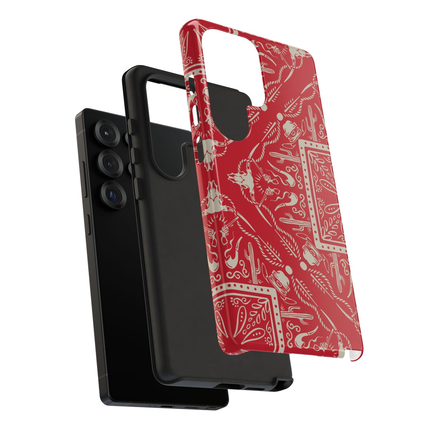 Western Red Bandana Phone Case