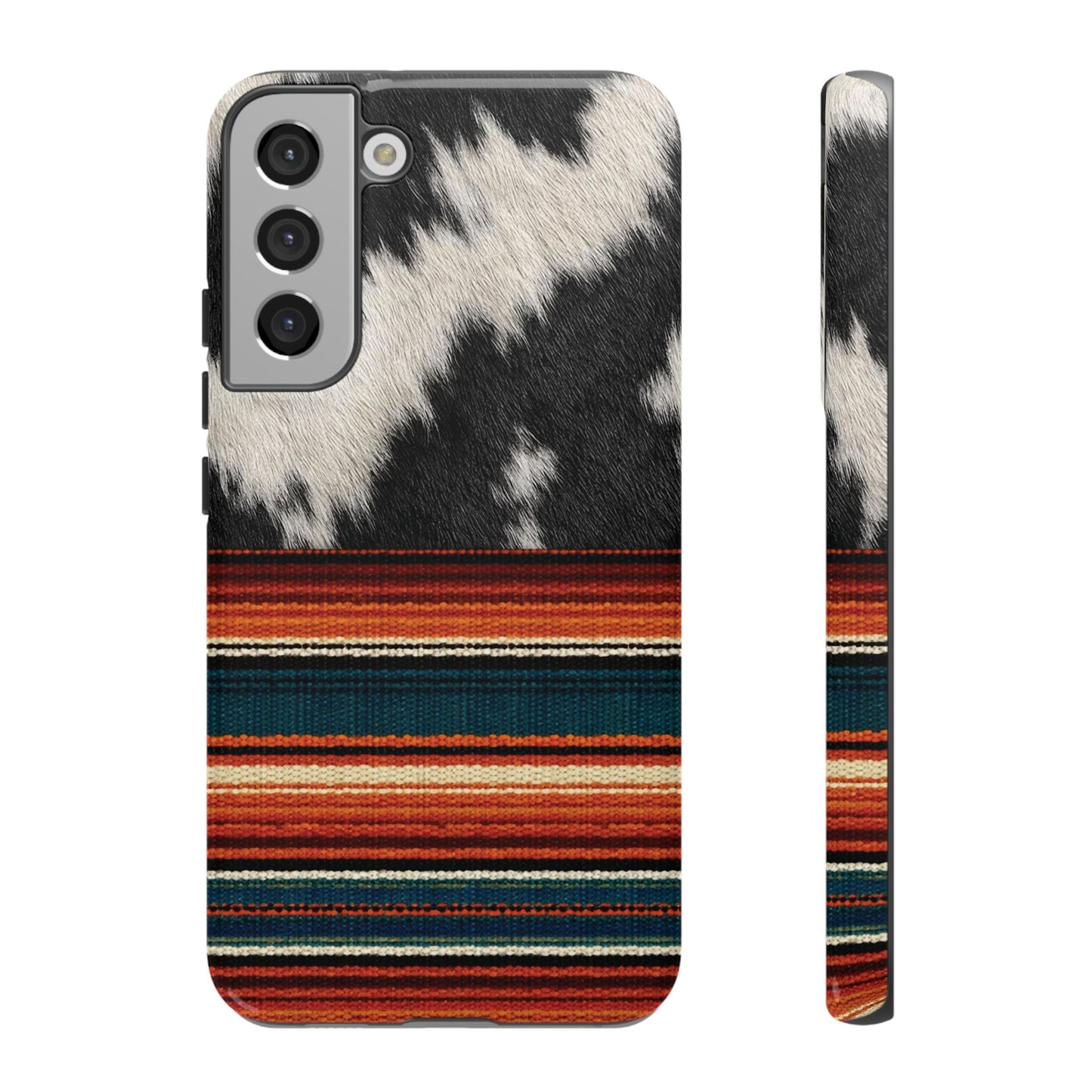 Cowhide + Serape Stripe Tough Case
