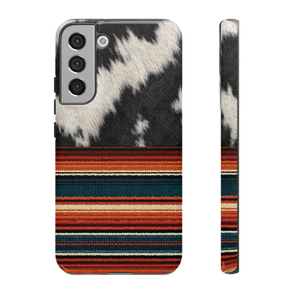 Cowhide + Serape Stripe Tough Case