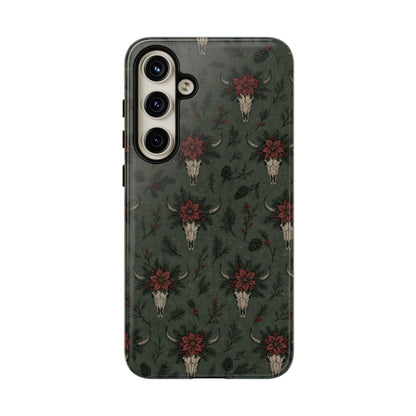 Inked Christmas Skull Tough Case