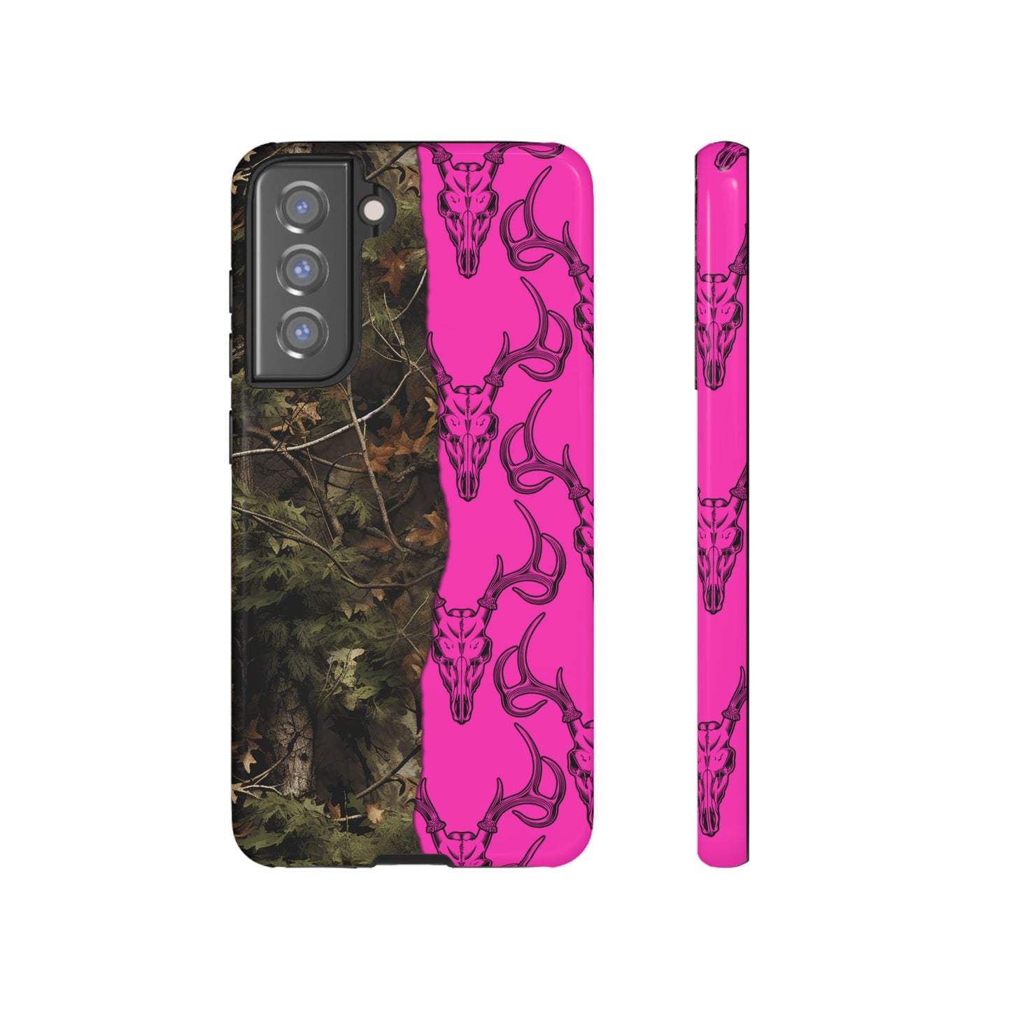 Camo Deer Skulls Pink Tough Case