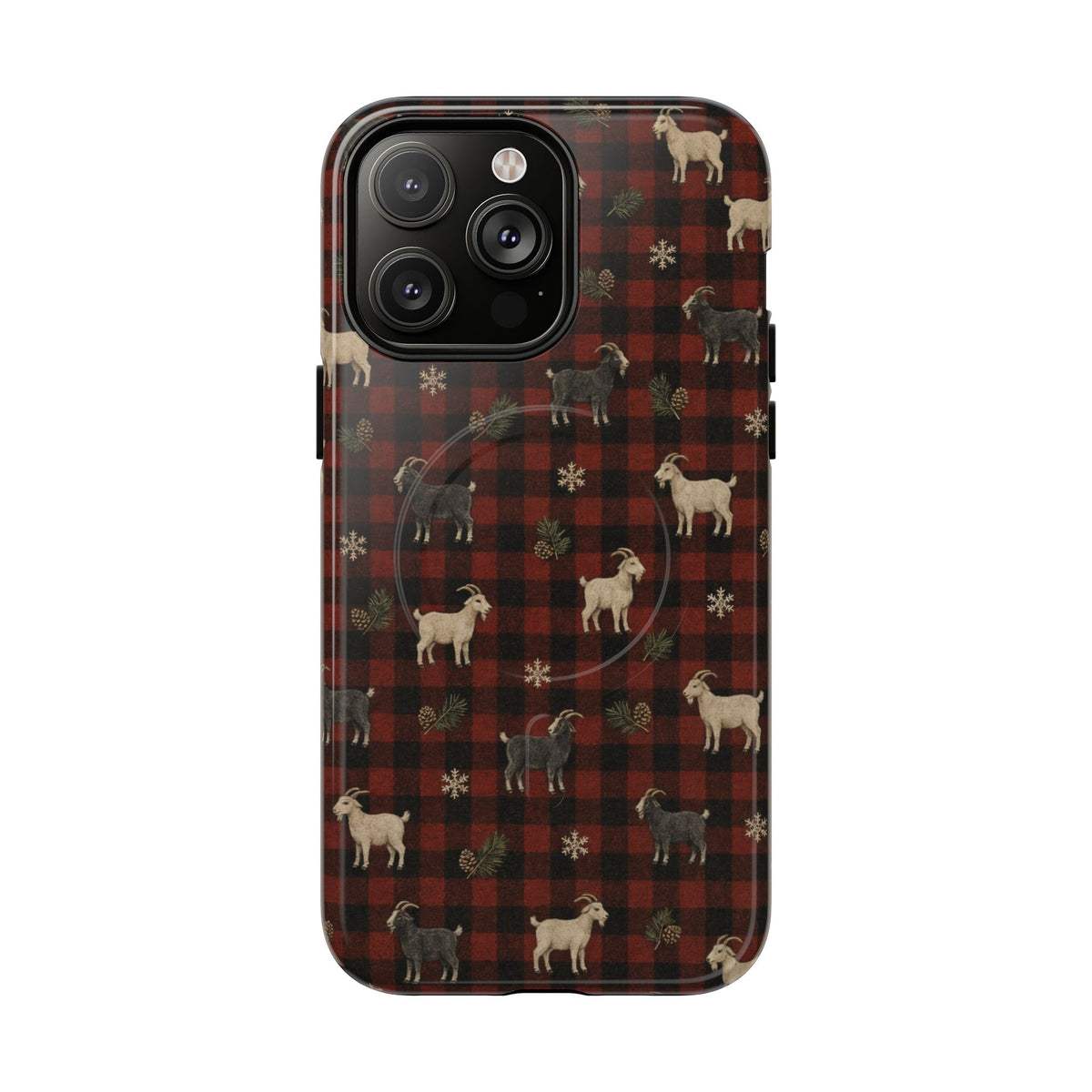 Buffalo Check Goats Magnetic Case