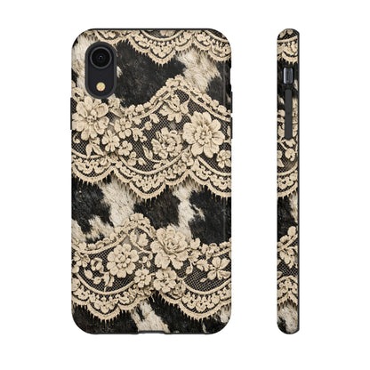 Cowhide Lace Tough Case