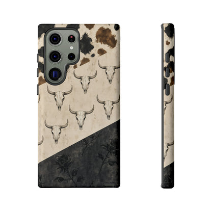 Bull Skull Rose Tough Case