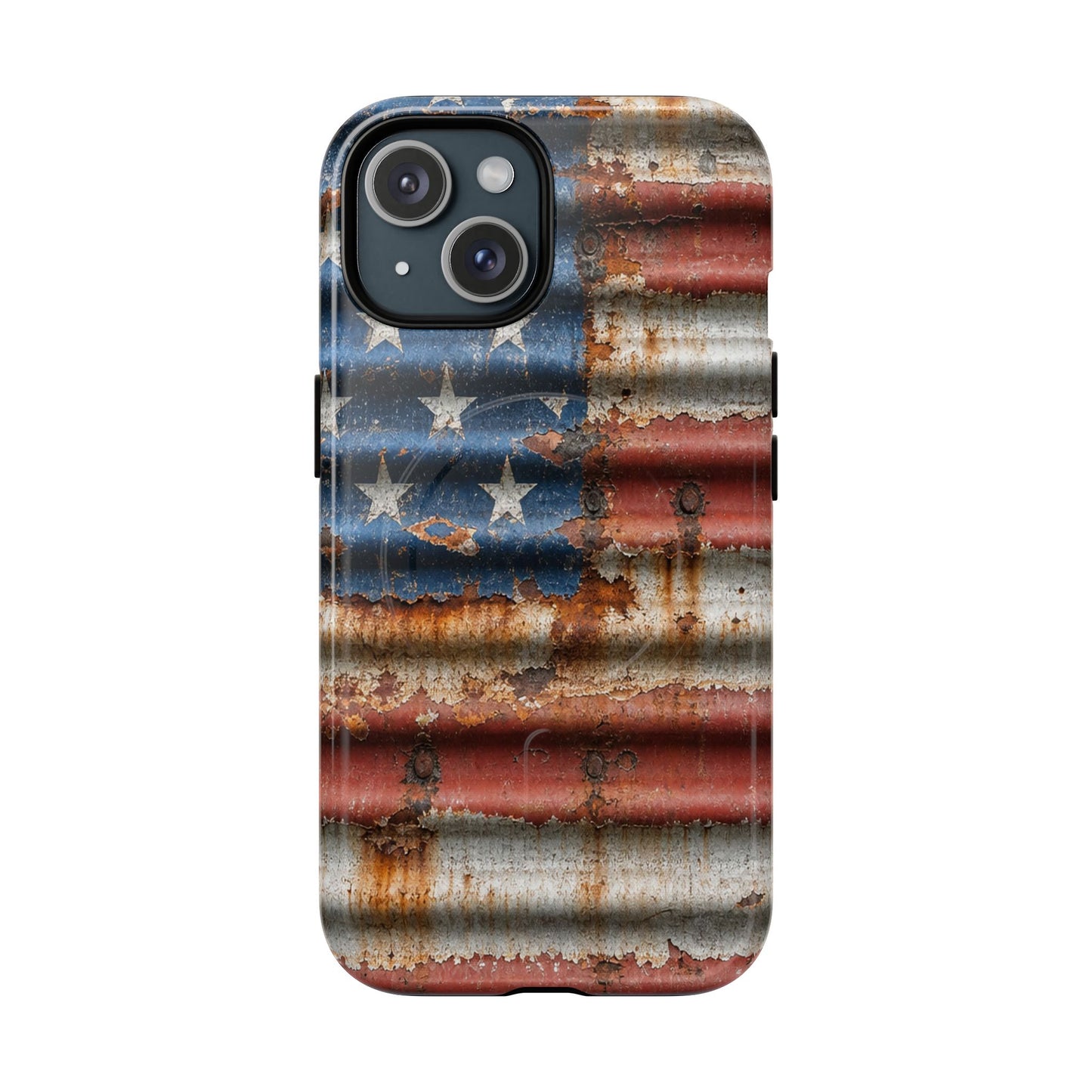 Rustic Flag Magnetic Case
