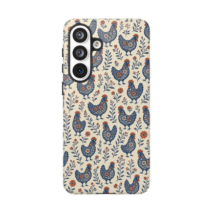 Folk Hens Tough Case