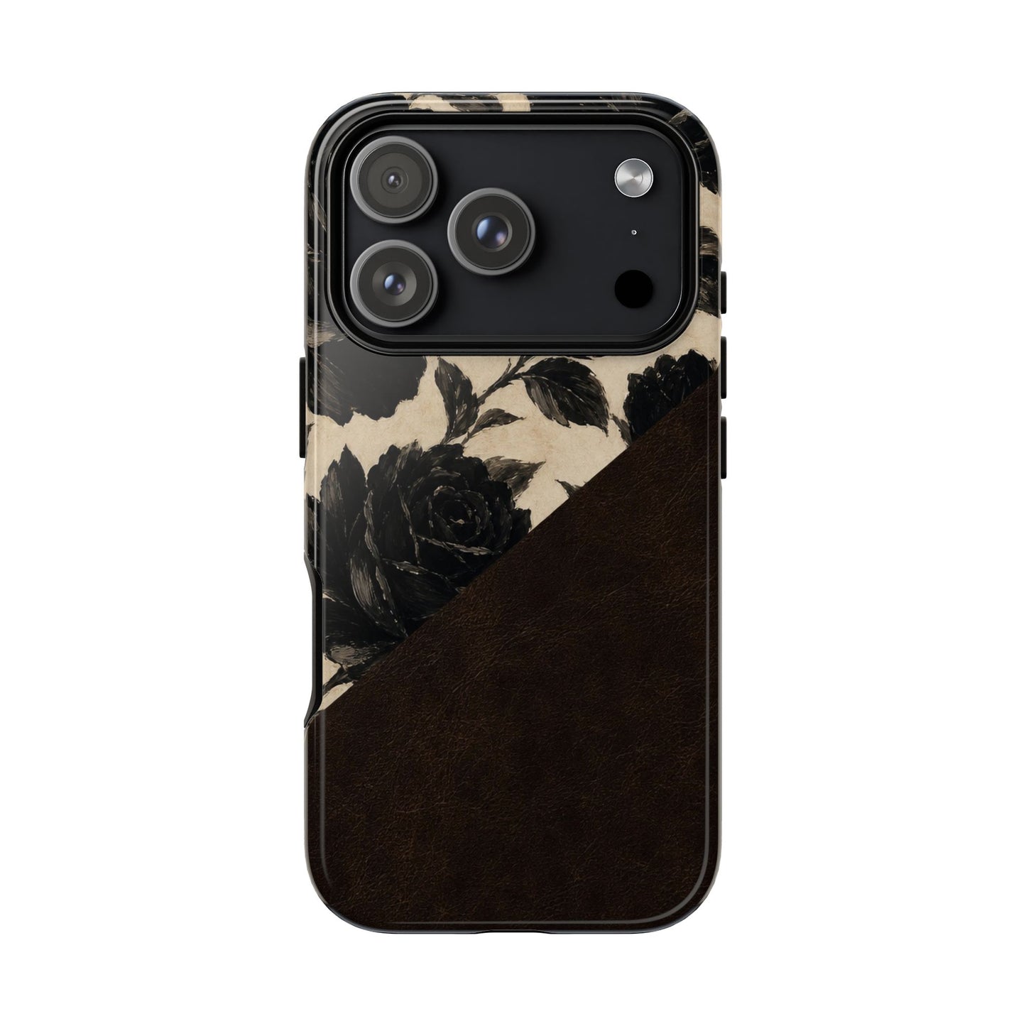 Rose Leather Tough Case