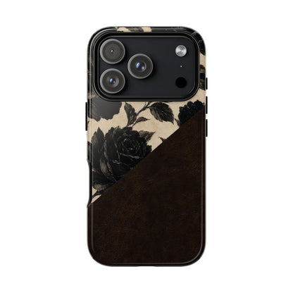 Rose Leather Tough Case