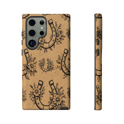 Floral Horseshoes Tough Case