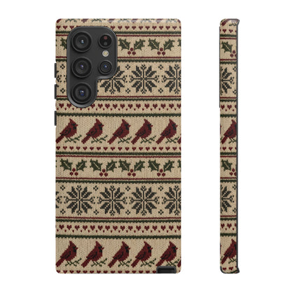 Fair Isle Cardinals Tough Case
