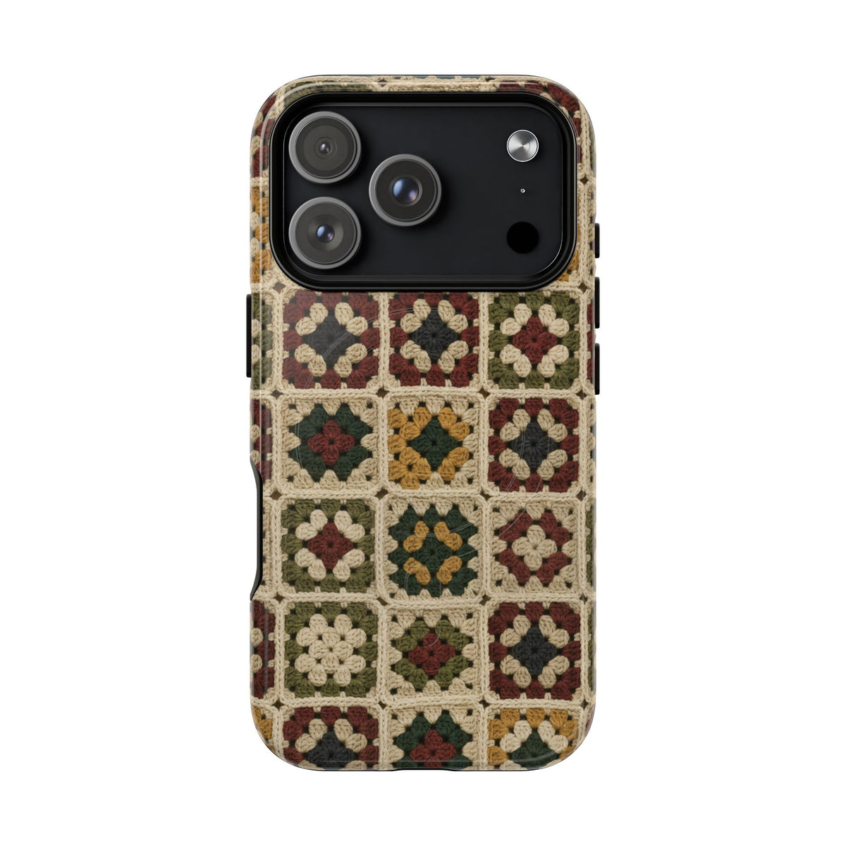 Christmas Granny Square Magnetic Case