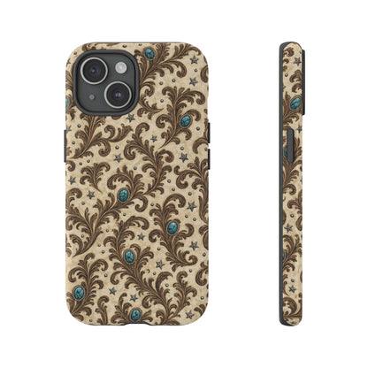 Turquoise Plume Tough Case
