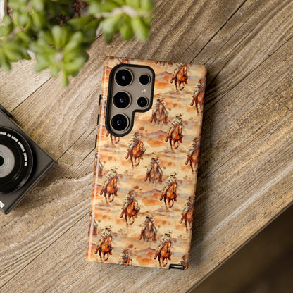 Western Horse Pattern Phone Case