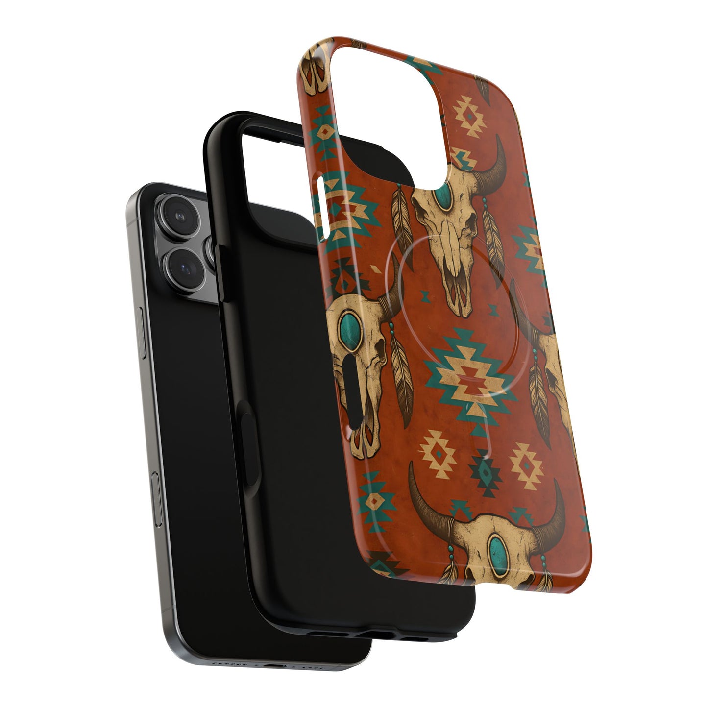 Aztec Skull Magnetic Case