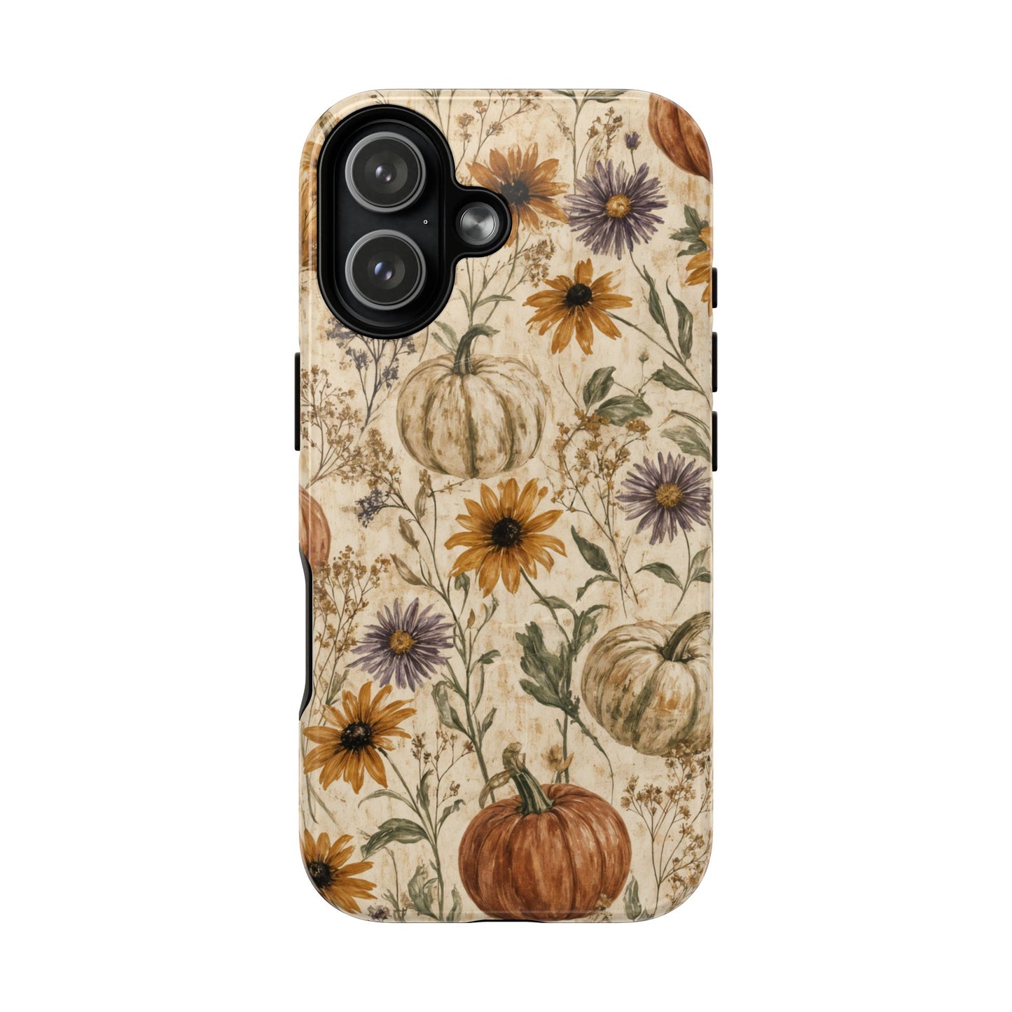 Pumpkin Wildflower Magnetic Case