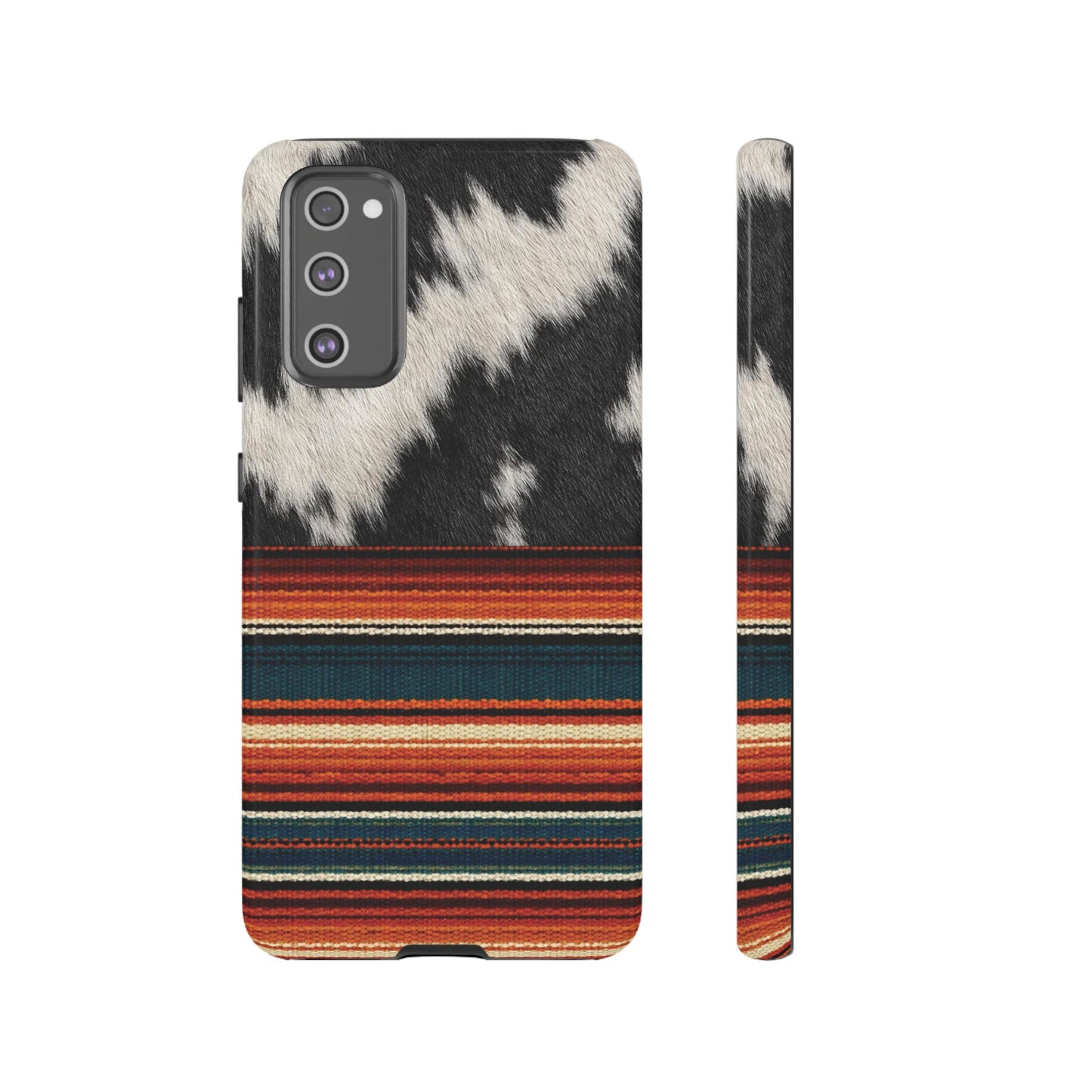 Cowhide + Serape Stripe Tough Case