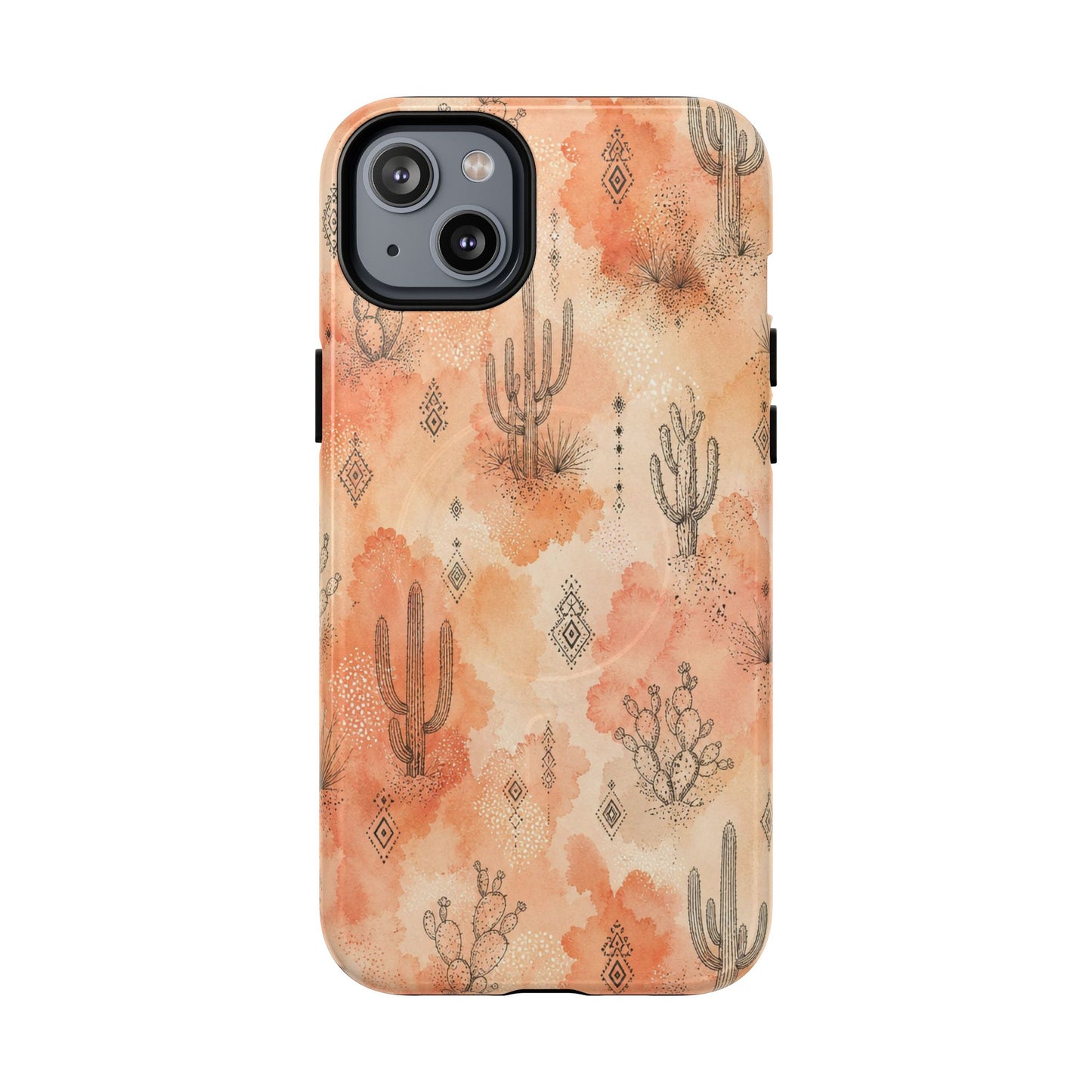 Watercolor Cactus Magnetic Case